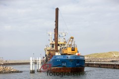 Sandsuger i Thorsminde havn - Foto: René Lind Gammelmark