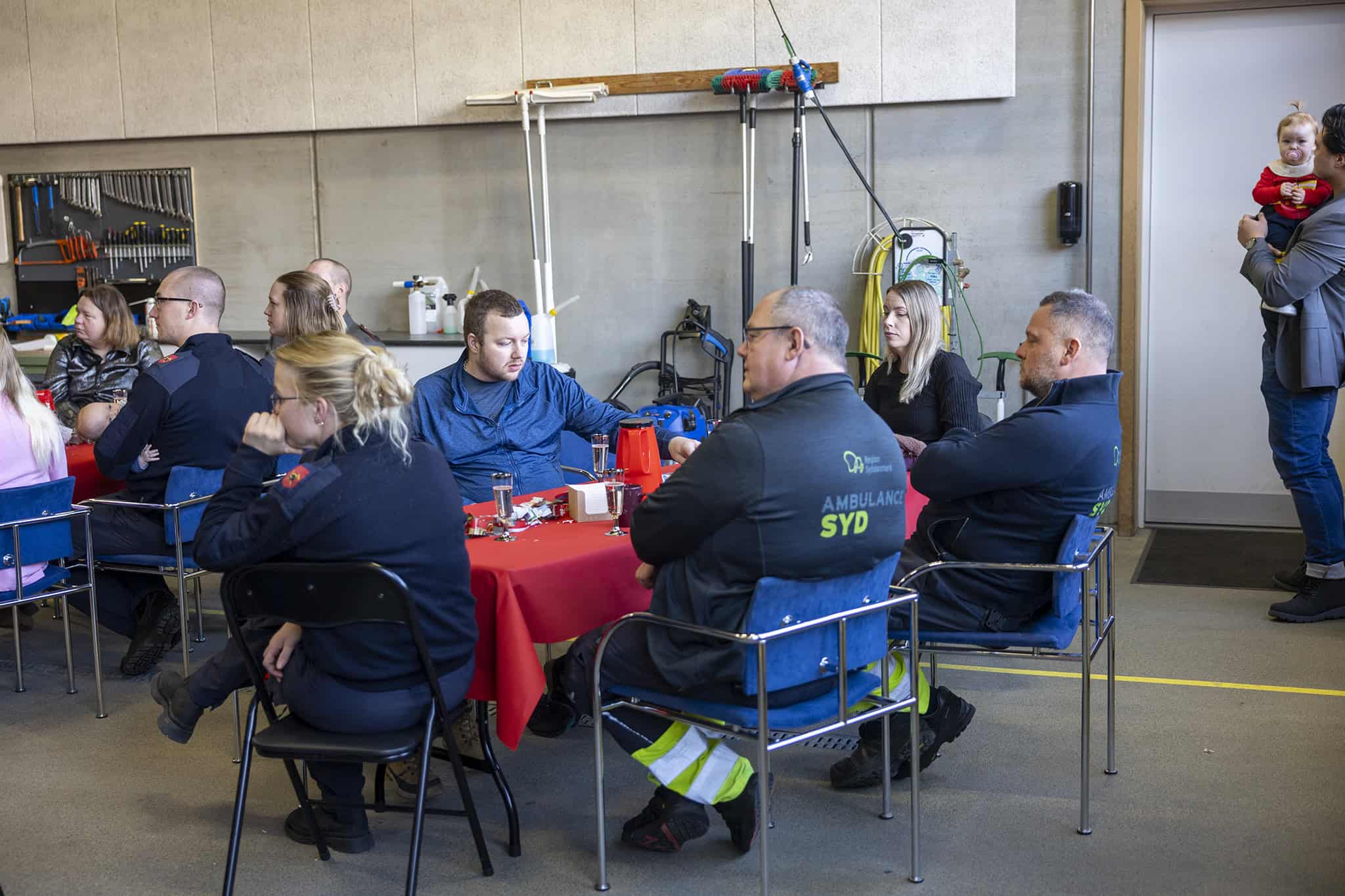 Nytårsparole på brandstationen i Billund