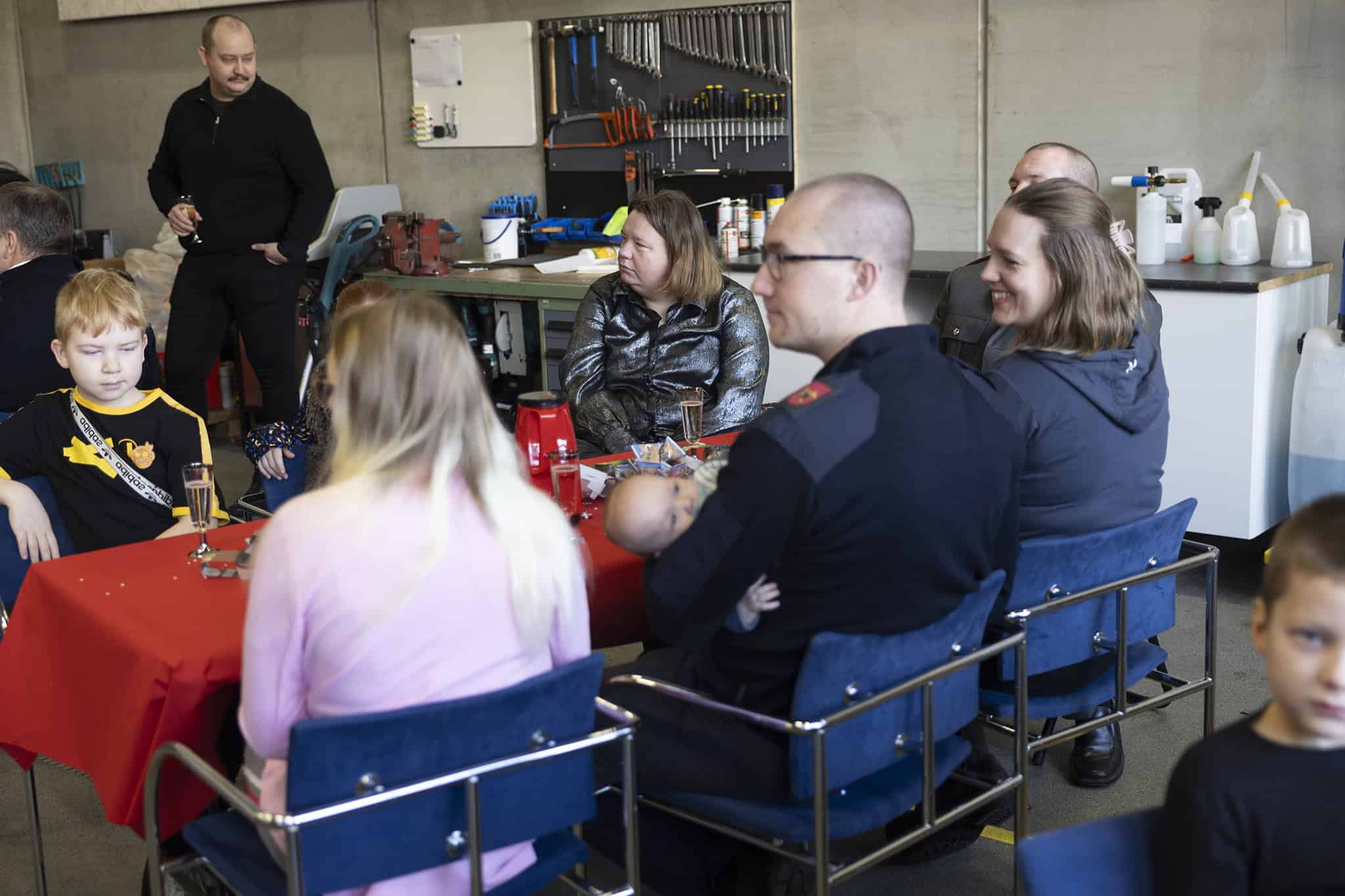 Nytårsparole på brandstationen i Billund