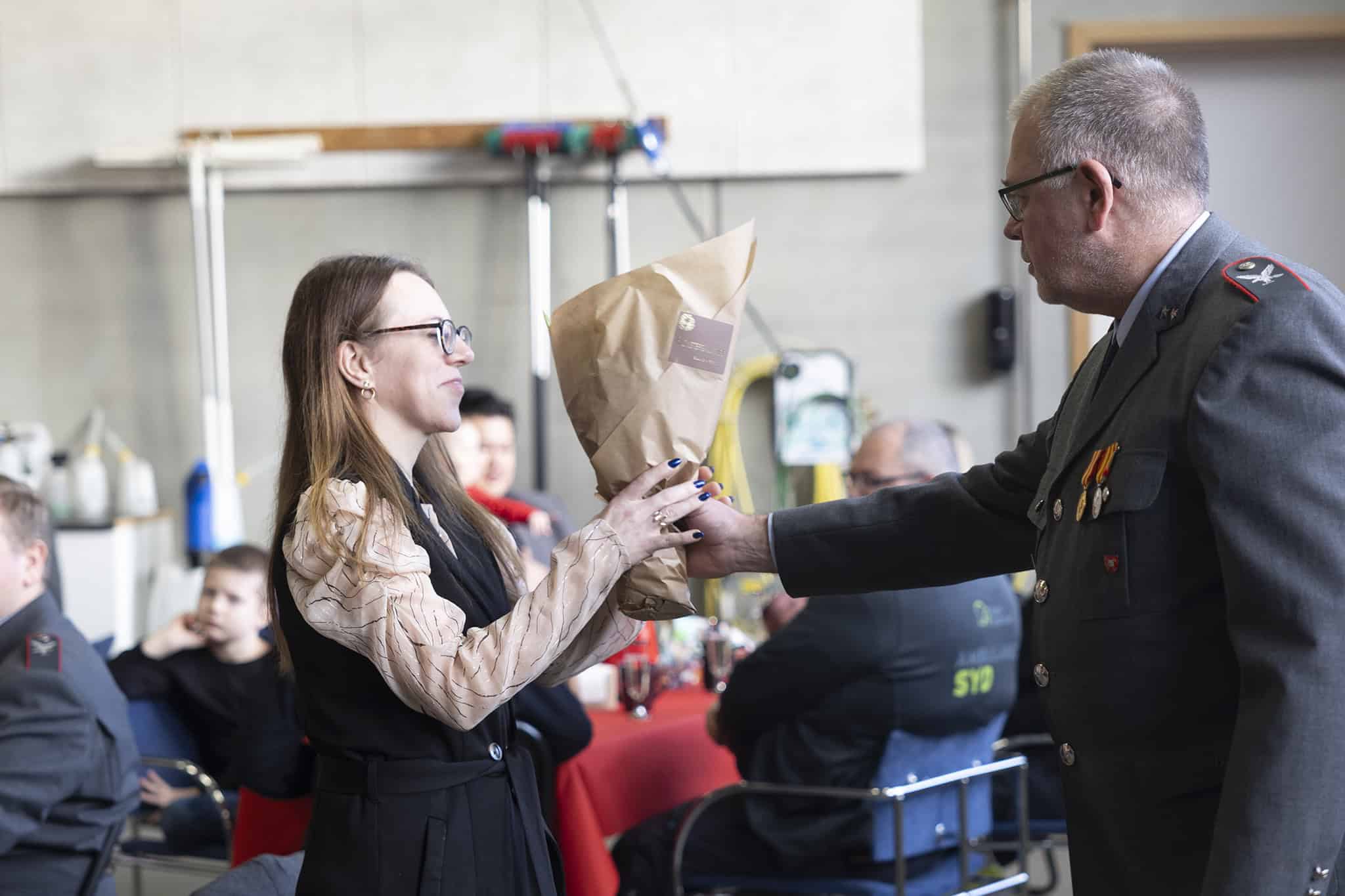 Nytårsparole på brandstationen i Billund