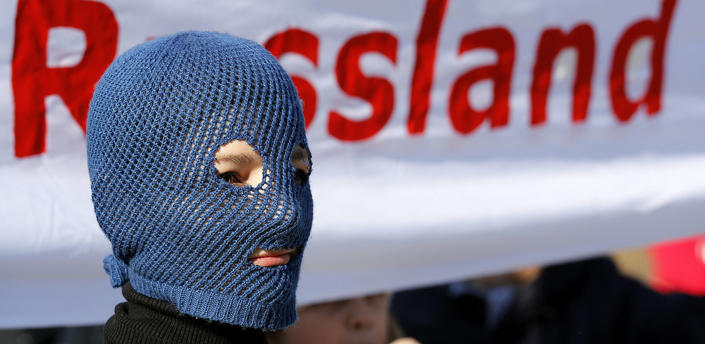 Protest gegen Putin Michaela cr