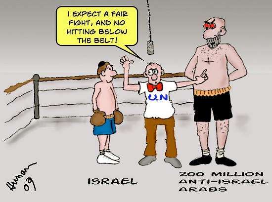 Israel vs. Arabs by Barry Hunau, Jerusalempost Israel vs. Arabs by Barry Hunau, Jerusalempost
