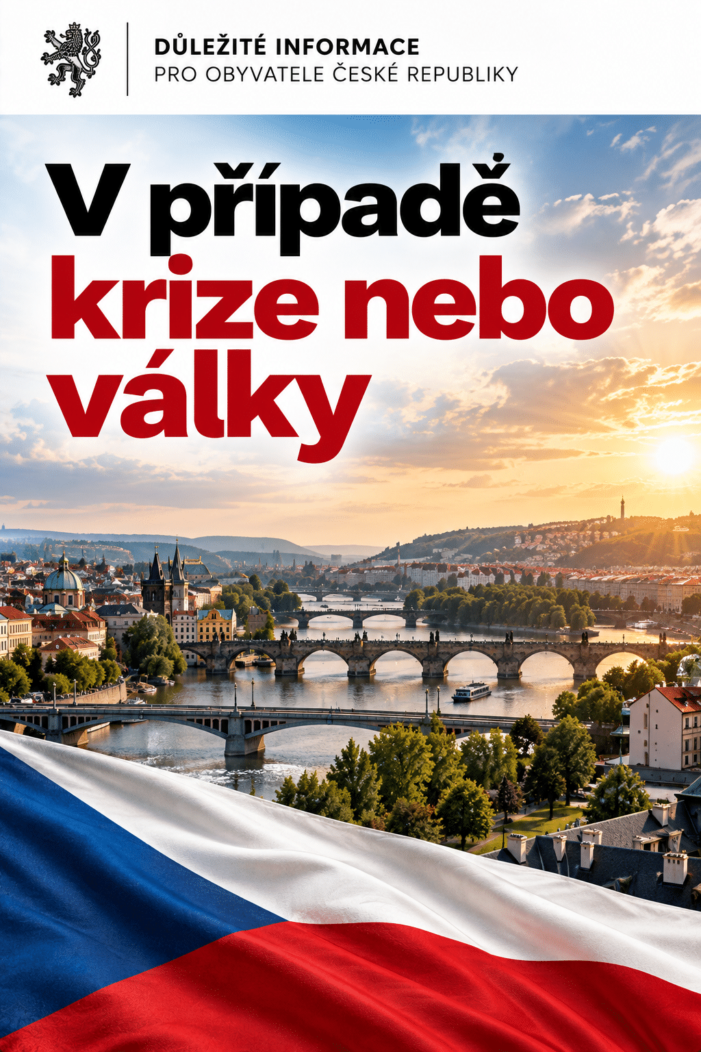 V případě krize nebo války – česká příručka