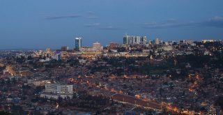 The skyline of central Kigali, Rwanda, by Adrien K.