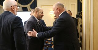 Delegace Hamásu vedená jeho předsedou Ismailem Haníjou v Moskvě, Rada Federace