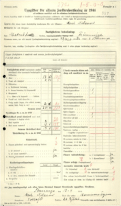 Jordbruksräkningen 1944, Axel Nilsson