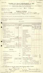 Jordbruksräkningen 1944, Axel Nilsson