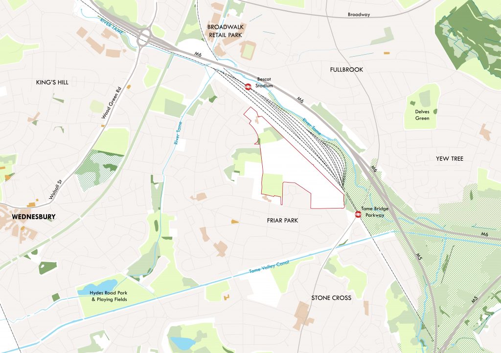 Friar Park Urban Village Site Context Map