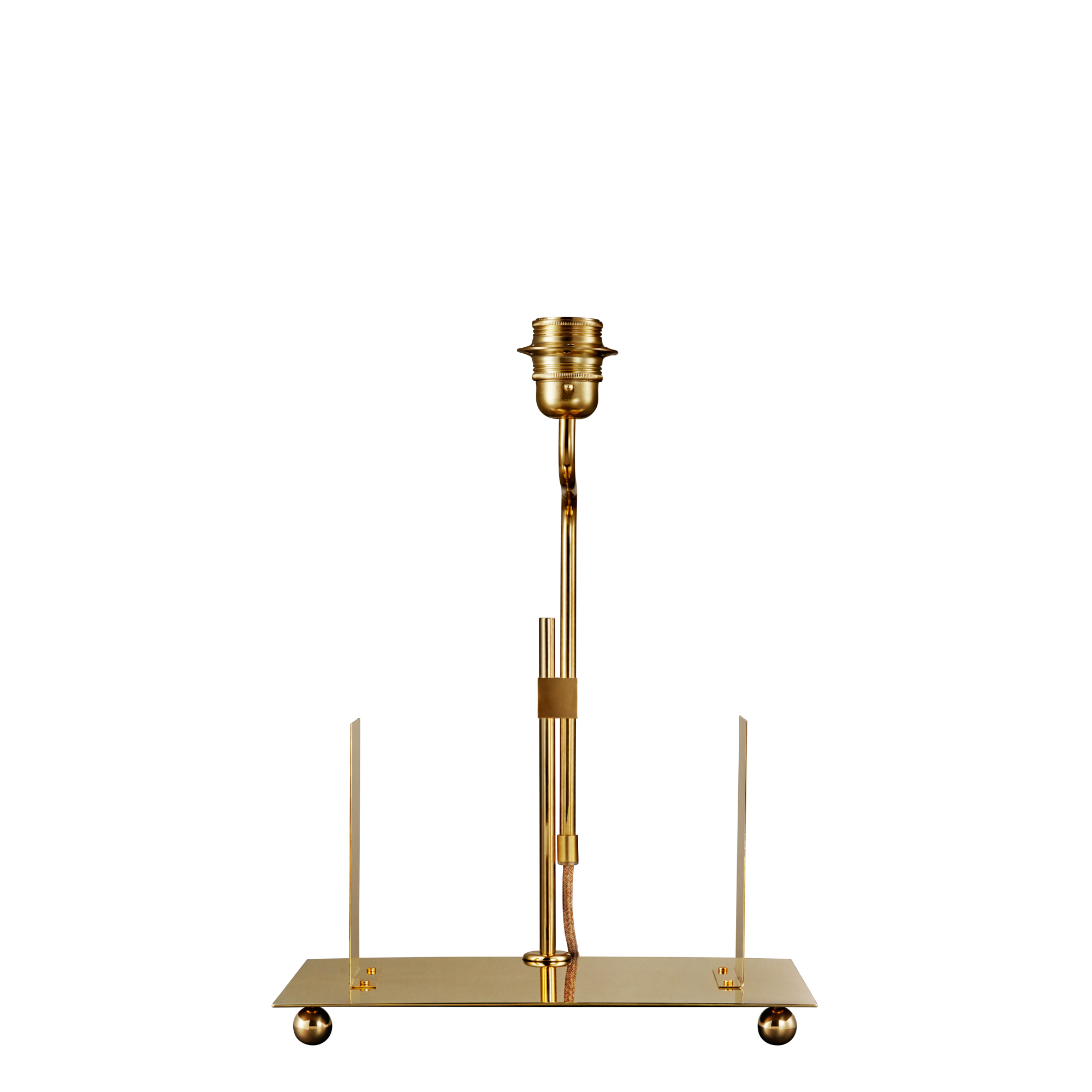 The Fribe brass lamp foot