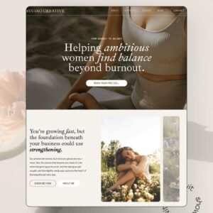 Studio Creative |  Soulful template for Coaches