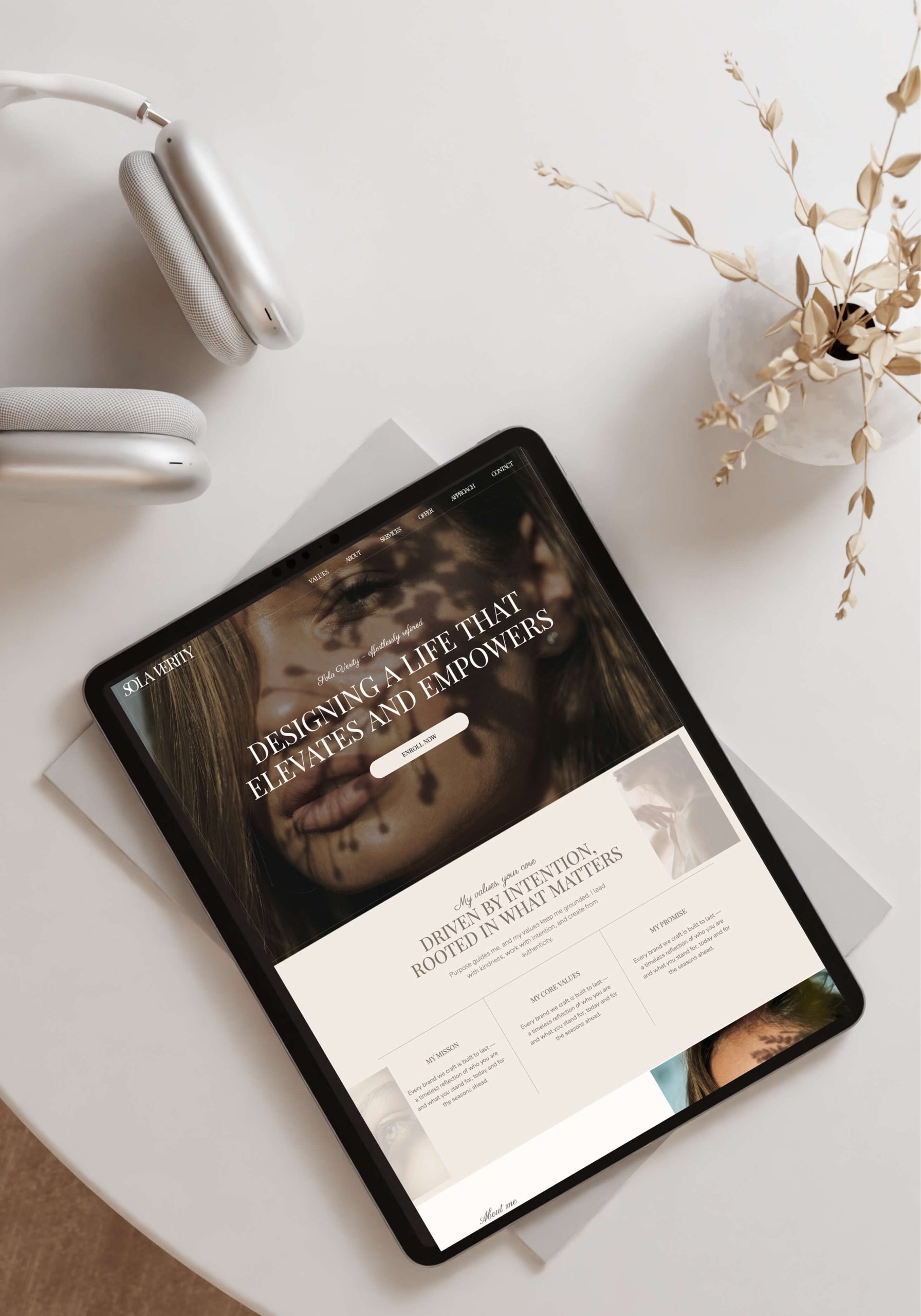 Showit template
