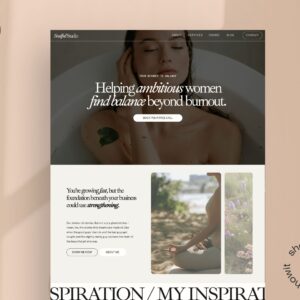 Soulful Studio |  Boho template for Showit