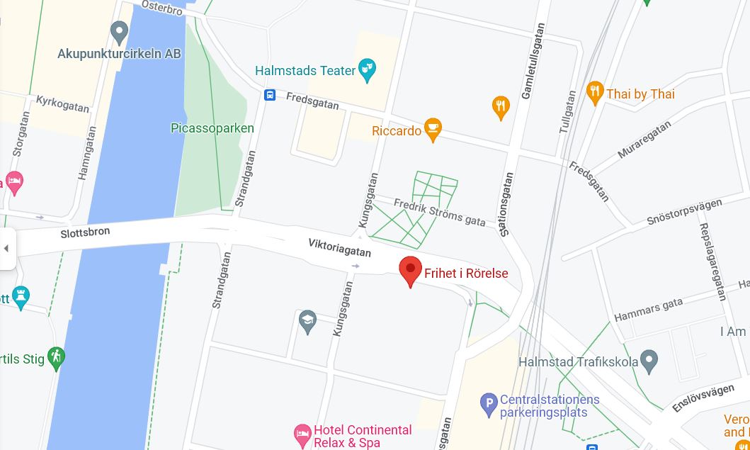 Frihet i rörelse - karta