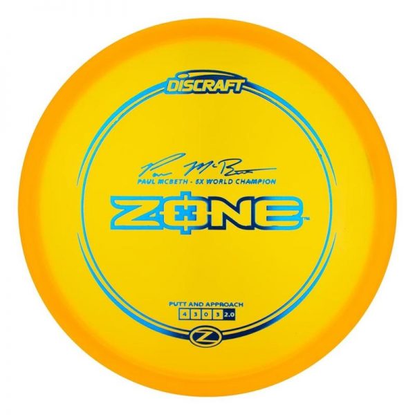 40614 Discraft 5X Paul McBeth Z Zone 1 Frisbeesor.no