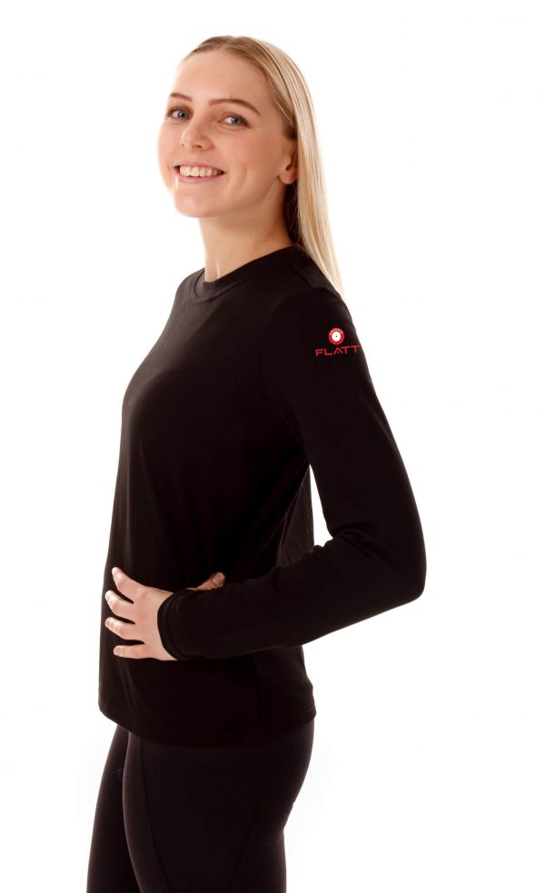 Longsleeve dame svart Frisbeesor.no