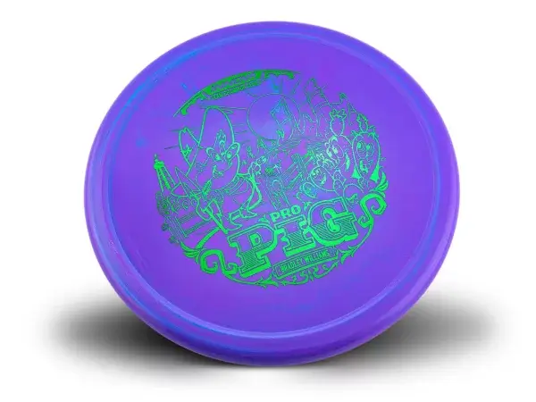 TC22 BradleyWilliams ProPig Purple Green 73363 Frisbeesor.no