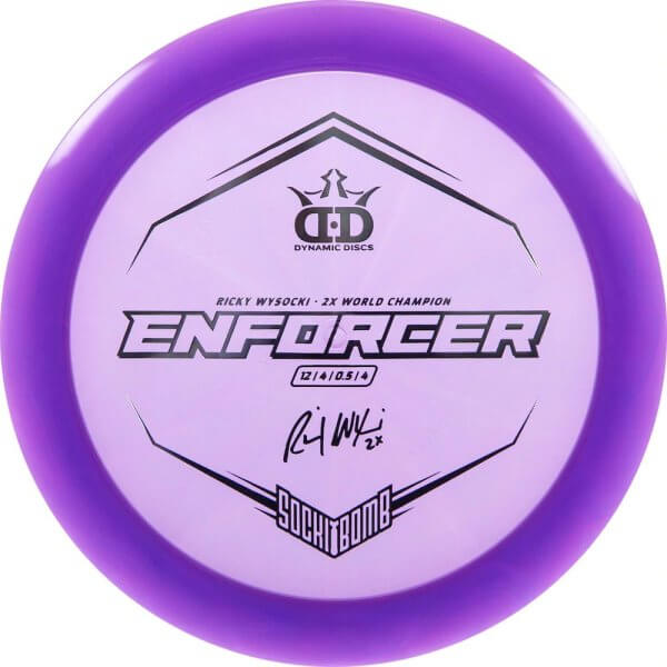 dynamic discs lucid enforcer ricky wysocki sockibomb stamp 1 Frisbeesor.no