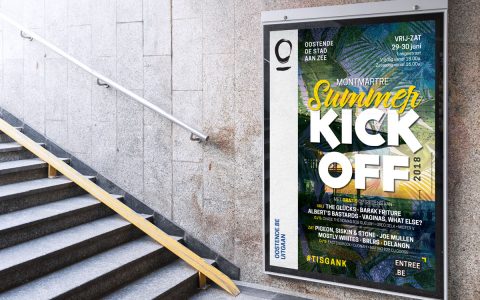 Stad Oostende - Campagne Festival - Affiche Summer Kick-off 2018