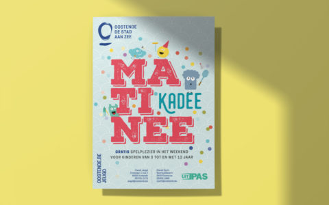 Jeugddienst Oostende - Ontwerp affiche poster Matinee Kadee