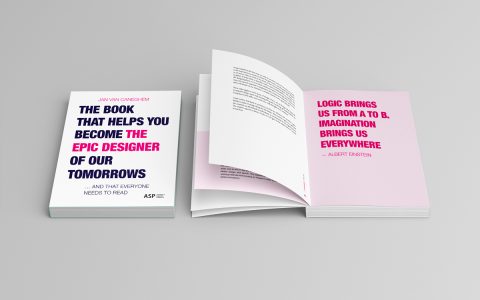 Uitgeverij - Coverontwerp The book that helps you to become the epic designer of our tomorrows