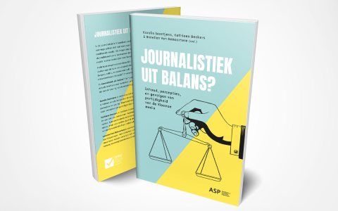 Academic and Scientific Publishers - Coverontwerp Journalistiek uit balans?