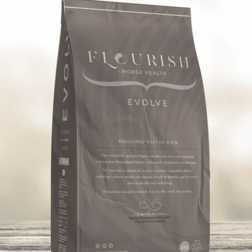 Funktionsfoder Flourish Horse Health förpackning.