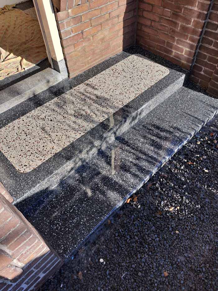 Buiten Terrazzo stoep