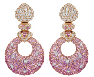 Multi Colour Pink Earrings