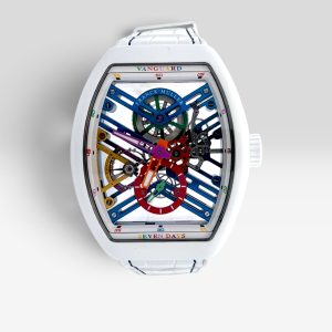 Franck Muller Vanguard Seven Days V45 S6 SQT COL DRM BC new