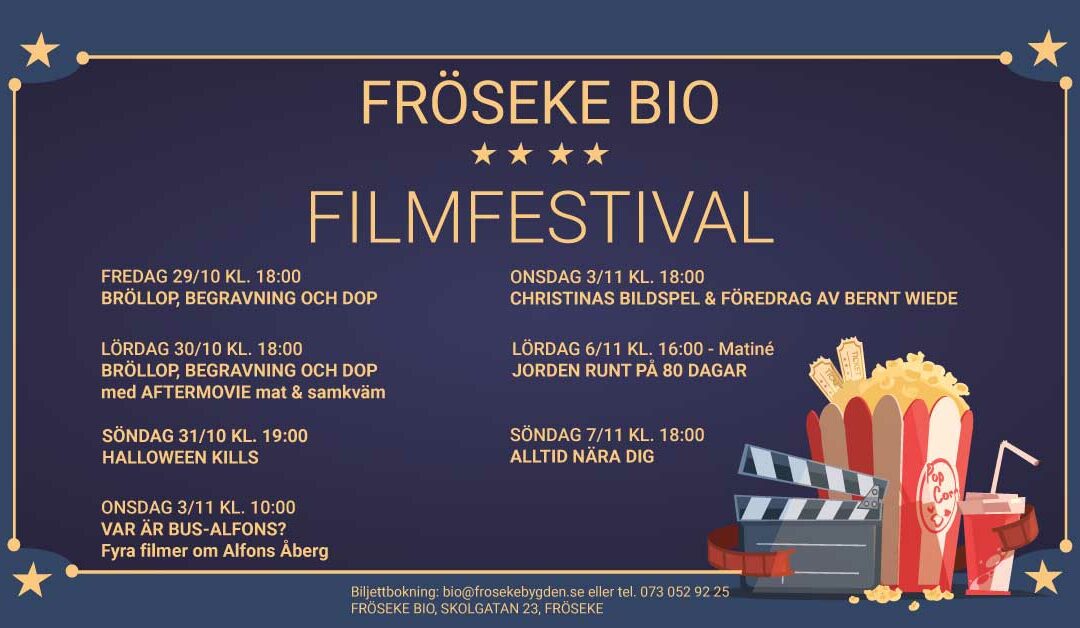 Filmfestival i Fröseke Folkets hus!