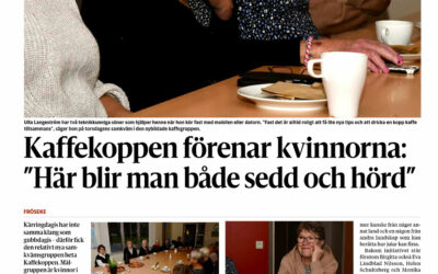 Tidningsreportage om Kaffekoppen