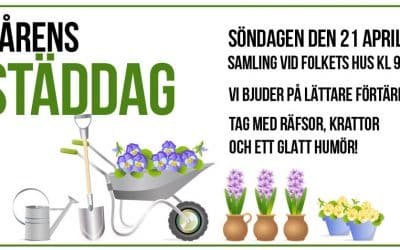 Städdag i Fröseke söndag 21/4 kl 9.00