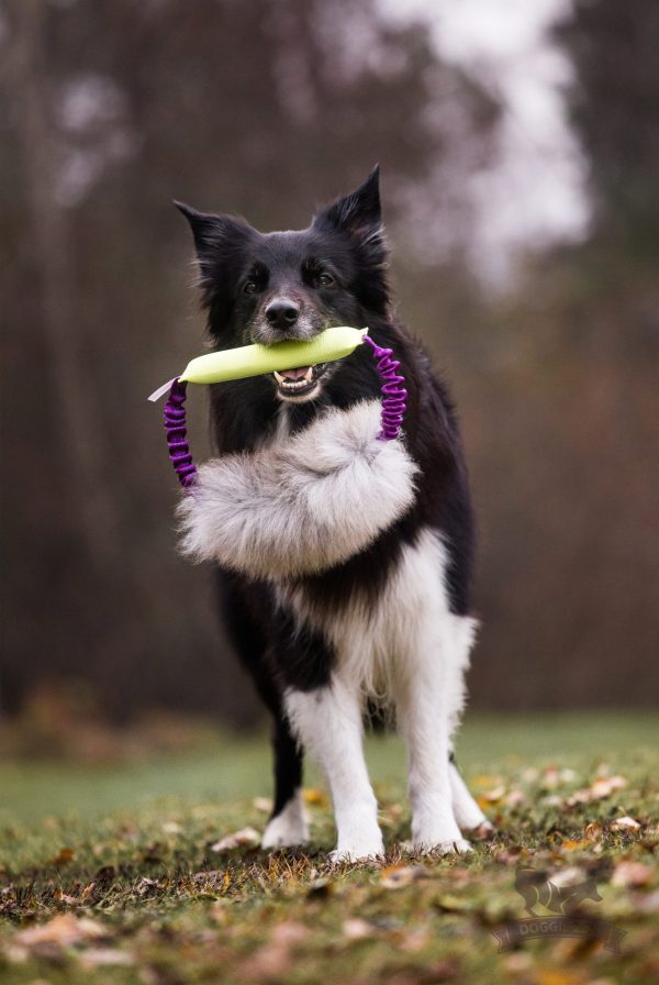 Doggie-Zen Elastisk slangring fårskinn