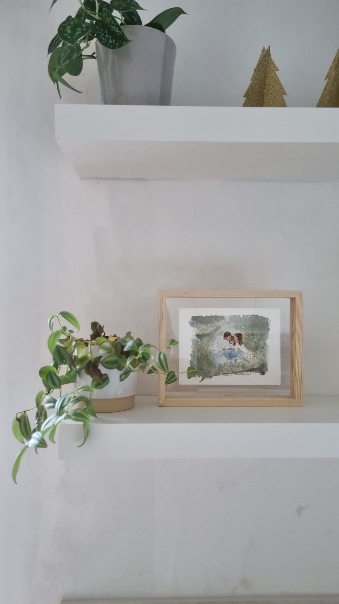 Mannetjes in Aquarel 15/12/2026 - Afbeelding 3