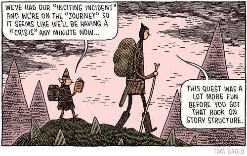 Tom Gauld tegneserie