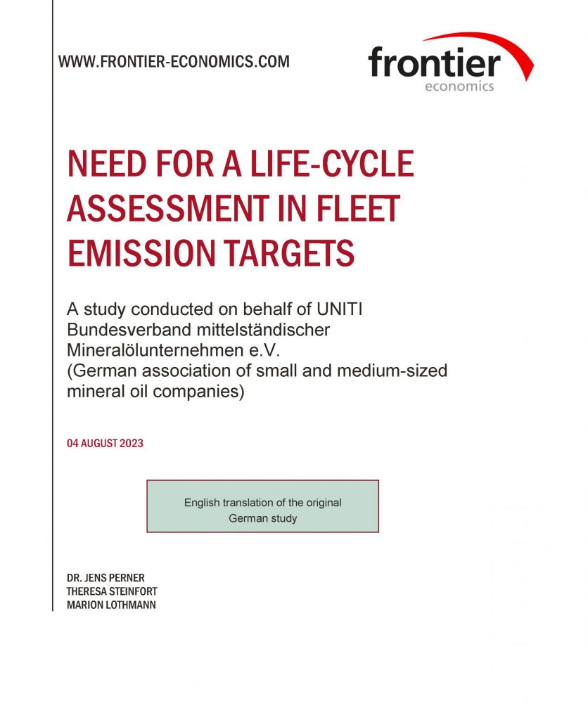 NEED FOR A LIFE-CYCLE ASSESSMENT IN FLEET EMISSION TARGETS