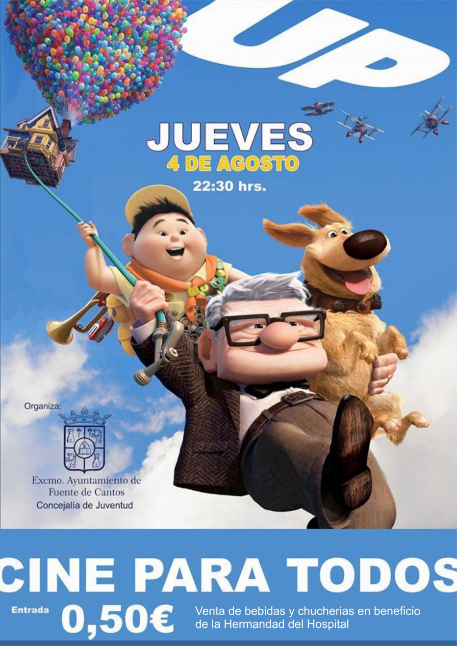 #CINEPARATODOS «UP» 4 de Agosto