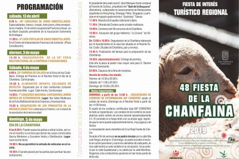 Programación #CHANFAINA2019