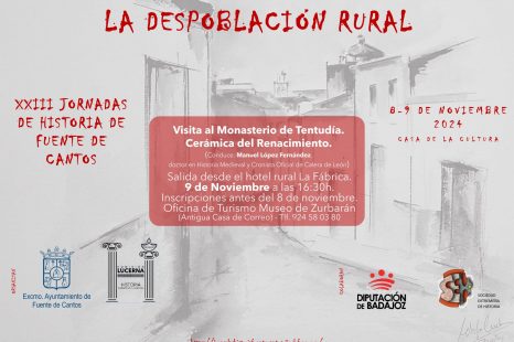 XXIII Jornadas de Historia de Fuente de Cantos – La Despoblación Rural *