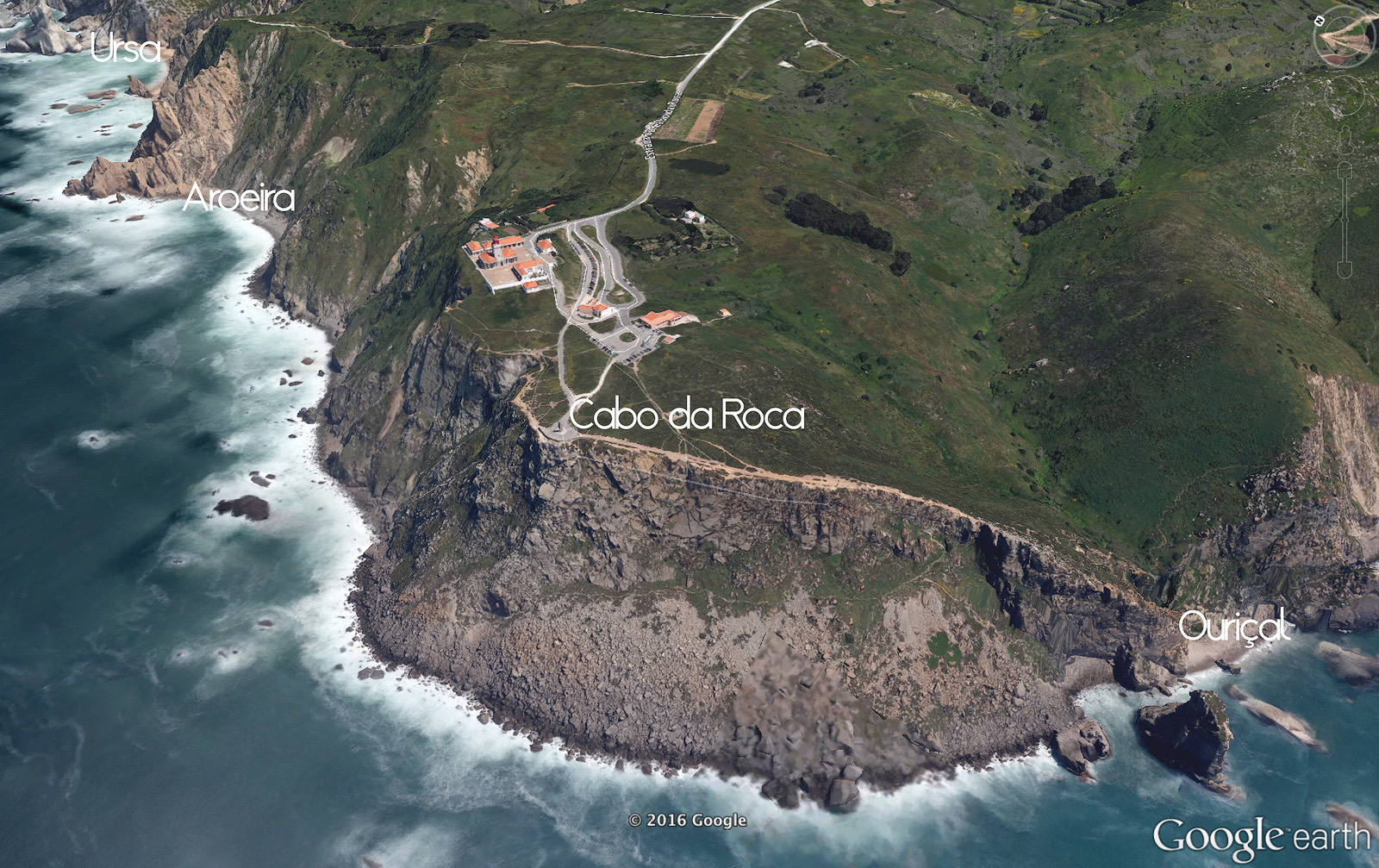Cabo da Roca map