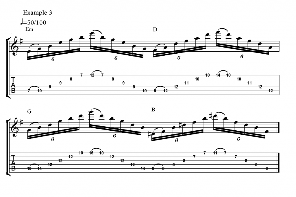 Sweep Picking Technique Part 2 Fundamental Changes Music Book Publishing