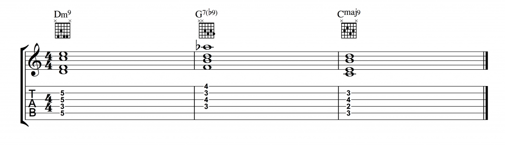 bass triad chart