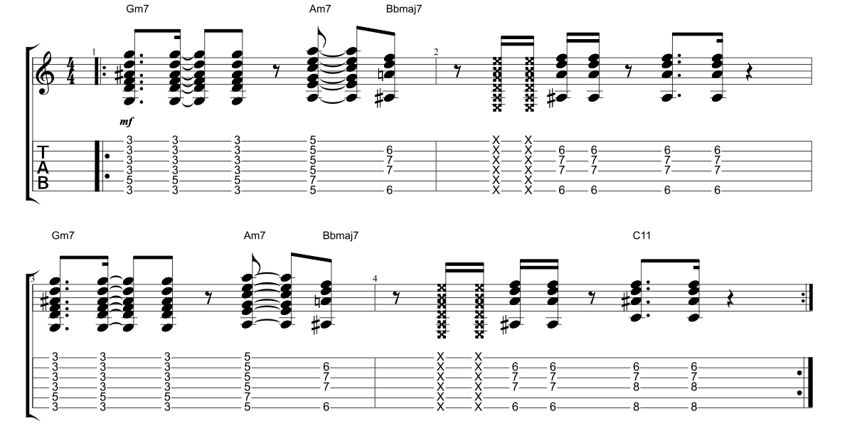 Barre Chords (Part 2 - Shapes) - Guitar Noise