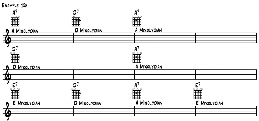 mixolydian chords