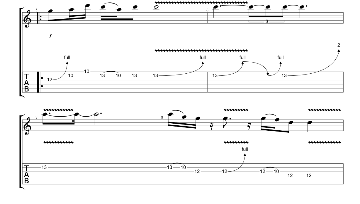 david gilmour guitar licks