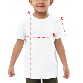 size guide tshirt measure kids