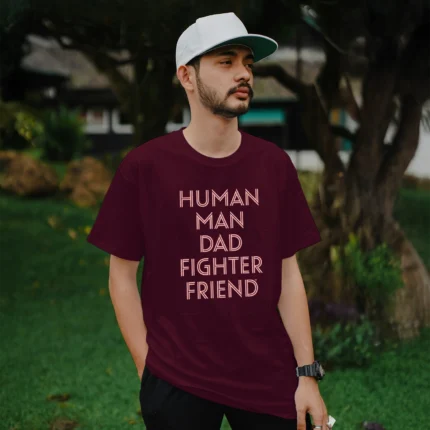 Alternative view of Human Man Dad Fighter Friend
