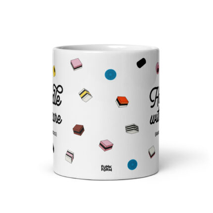 Mugg: Handle with care (and snacks) - Bild 3