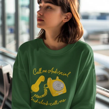 Alternative view of Sweatshirt: Call me antisocial but don't call me