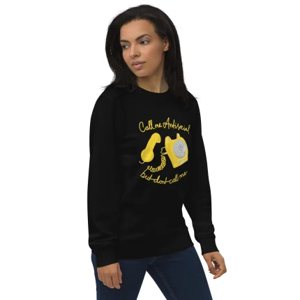 Sweatshirt: Call me antisocial but don't call me - Bild 8